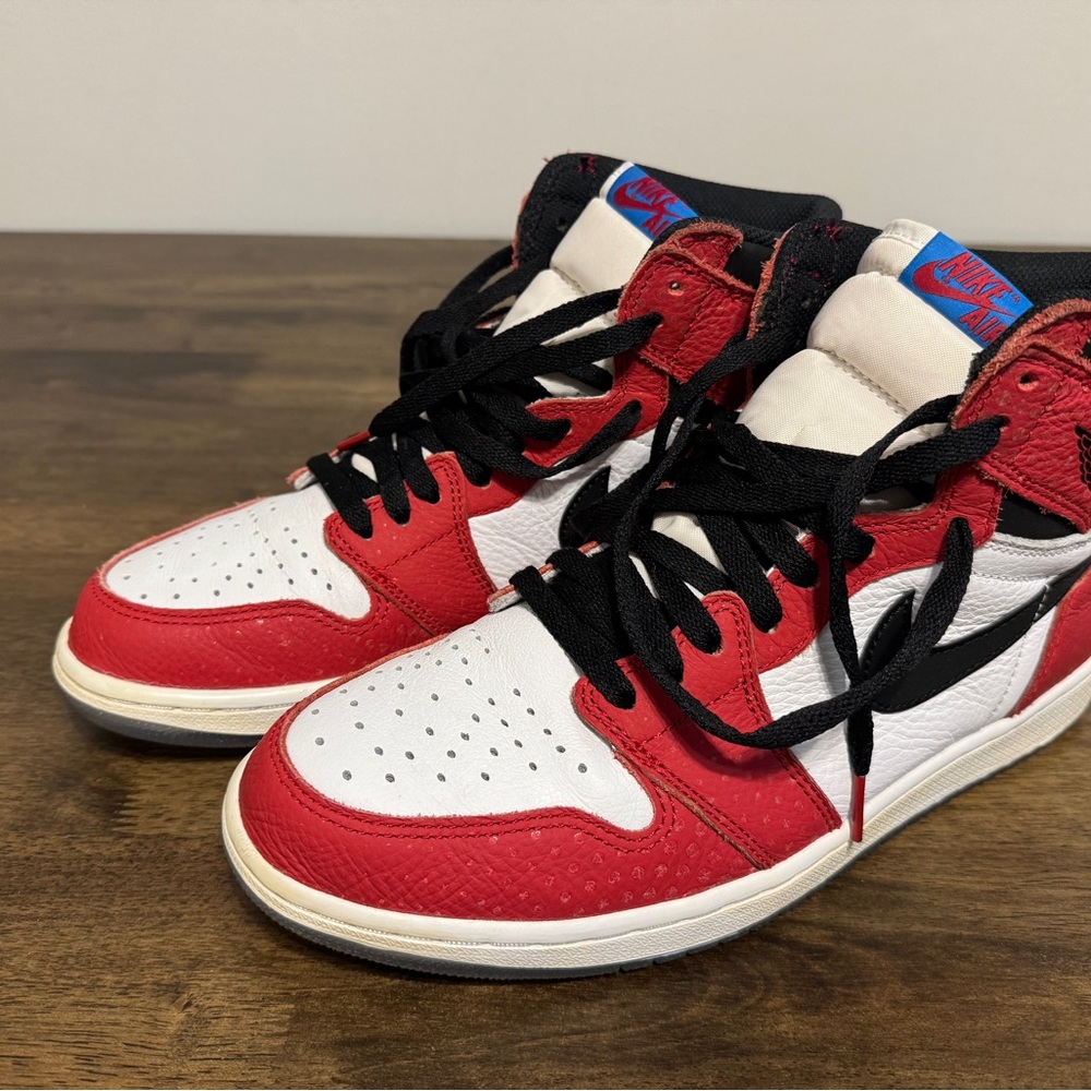 Jordan 1 OG Origin Story Spider-Man men’s 10